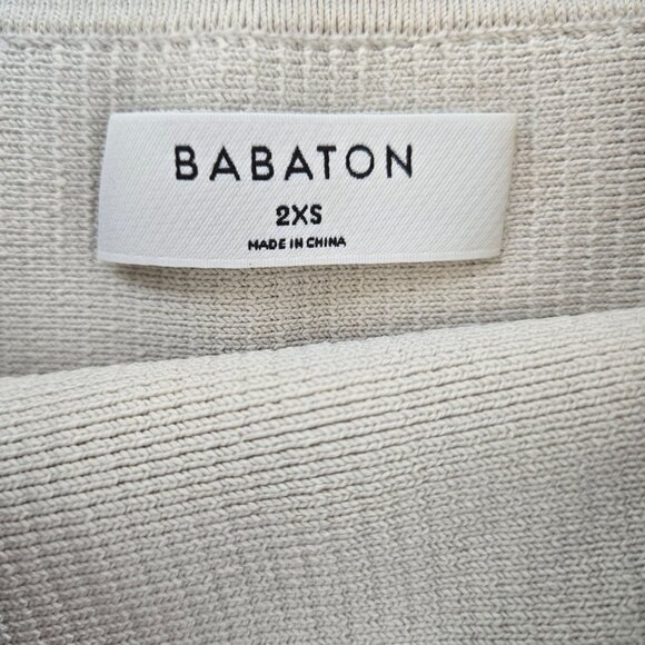 Babaton Ribbed Crop Top Size 2XS - Picture 3 of 4